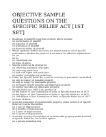 specific relief Act MCQs.pdf